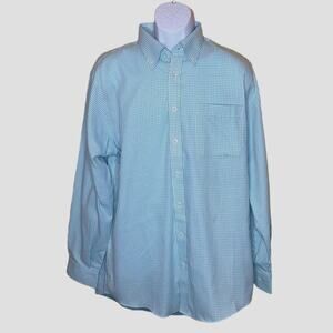 Damon Shirt Teal Button Down Casual Dressy 16 1/2